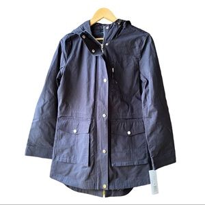 NWT French Connection Anorak Jacket Drawcord Hood Size M